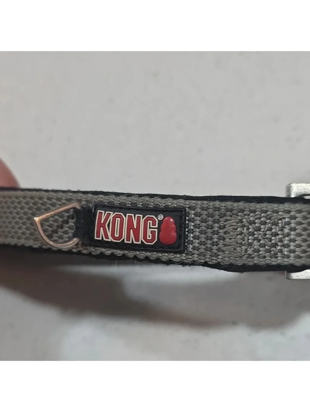 KONG Adjustable Dog Collar Gray and Black